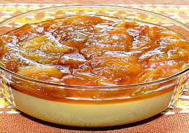 Skotský pudink s rebarborou