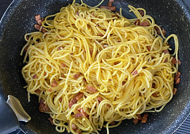 Autentické špagety carbonara podle Emanuela