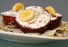 Banánové muffiny s čokoládou
