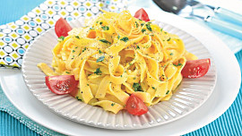 Citronové tagliatelle