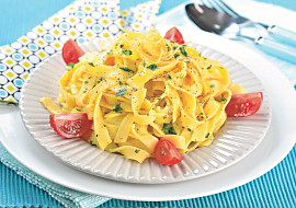 Citronové tagliatelle