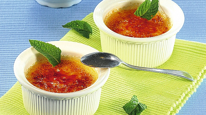 Francouzské crème brulée