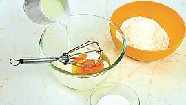 Kuřecí nugetky v bazalkovém těstíčku