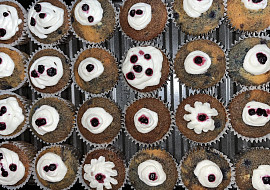 Borůvkové muffiny (Nejlepší a nejhezčí muffiny na světě)