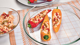 Pečené papriky s mozzarellou