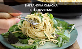 Smetanová omáčka s těstovinami