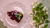 Nepečený cheesecake s borůvkami