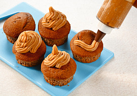 Muffiny s kávovým krémem