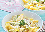 Penne se smetanou a chřestem