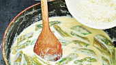 Penne se smetanou a chřestem