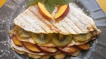 Tortilla s ovocem