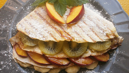 Tortilla s ovocem