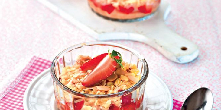 Crumble s jahodami
