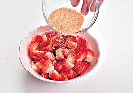Crumble s jahodami