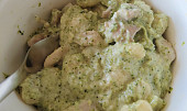 Gnocchi s brokolicí, nivou a zakysanou smetanou