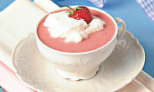 Jahodové cappuccino