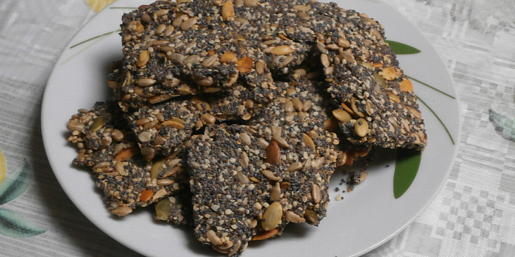Krekry s chia semínky