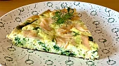 Lososová frittata