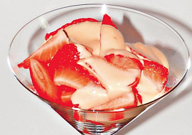 Zabaglione s jahodami