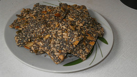 Krekry s chia semínky