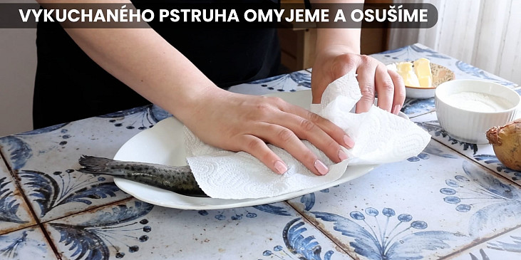 Pstruh pečený v troubě