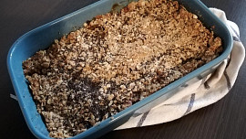Rebarborový crumble