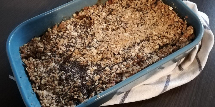 Rebarborový crumble