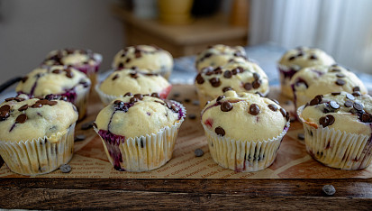 Tvarohové muffiny s ovocem