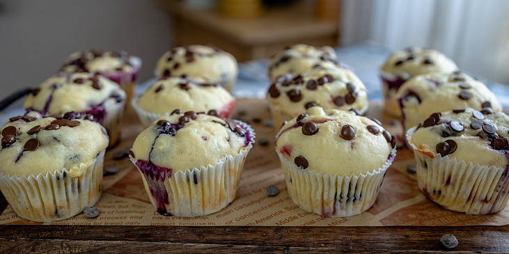 Tvarohové muffiny s ovocem