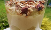 Veganský pudink s rebarborou
