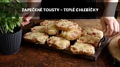Zapečené tousty - teplé chlebíčky