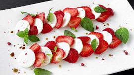 Jahodové carpaccio
