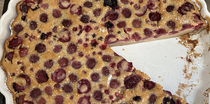 Francouzská třešňová bublanina (Clafoutis)