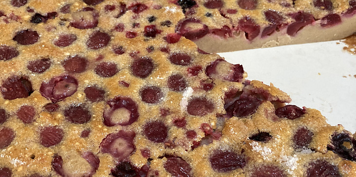 Francouzská třešňová bublanina (Clafoutis)