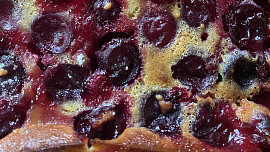 Francouzská třešňová bublanina (Clafoutis)
