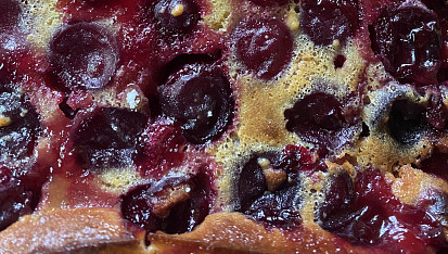 Francouzská třešňová bublanina (Clafoutis)