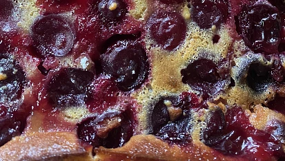 Francouzská třešňová bublanina (Clafoutis)