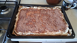 Jablková buchta s tvarohem