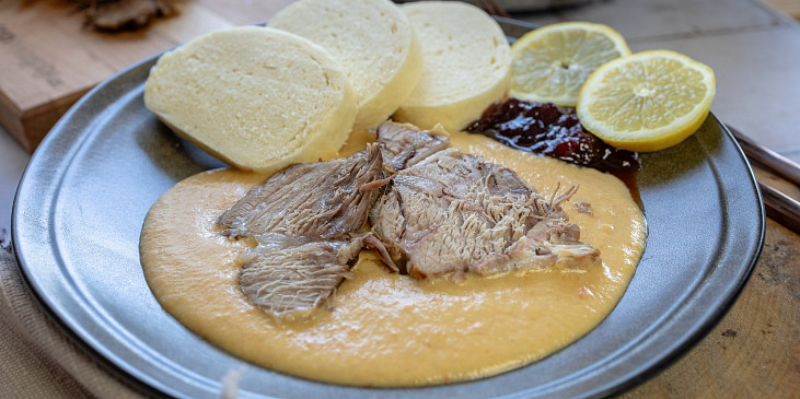 Svíčková z vepřového masa