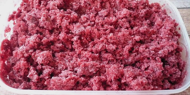 Třešňová granita