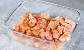 Kuřecí tandoori špízy s koriandrovou omáčkou