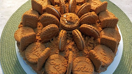 Nepečený Lotus dort