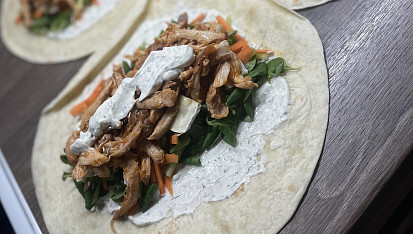 Kuřecí závin à la kebab