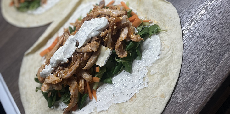 Kuřecí závin à la kebab