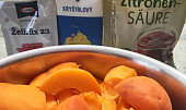 Meruňková zmrzlina s tvarohem a toppingem