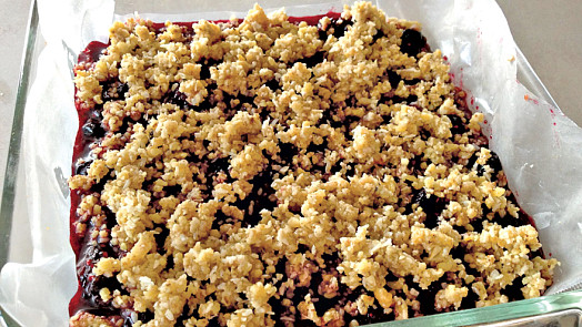 Crumble s letním ovocem