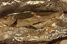 Grilovaný mořský vlk