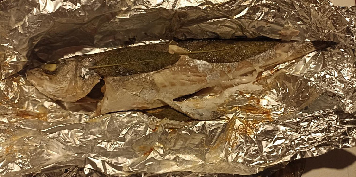 Grilovaný mořský vlk (Grilovaný mořský vlk)