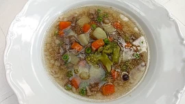 Zeleninovo-houbová polévka