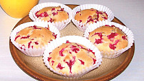 Muffiny s rybízem